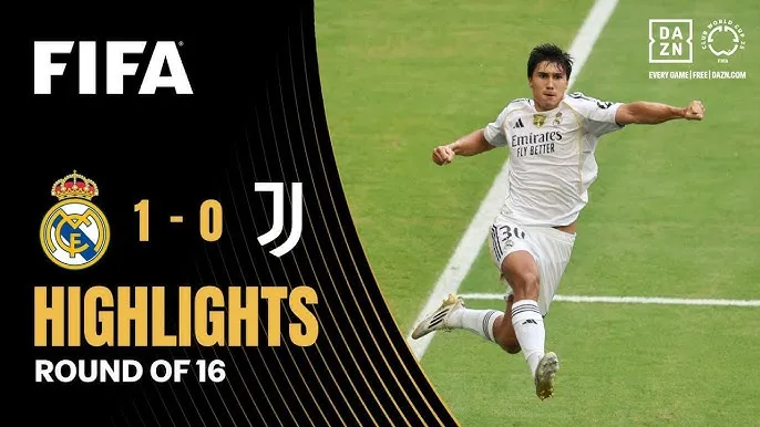 Real Madrid vs Juventus 1-0: "Kẻ đóng thế" Kylian Mbappe vụt sáng, Arnold kiến tạo, Gonzalo Garcia ghi bàn duy nhất, Real vào tứ kết FIFA Club World Cup gặp Dortmund hoặc Monterrey
