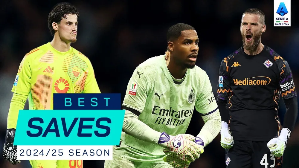 100 pha cứu thua của các thủ thành Pepe Reina, Pietro Terracciano, Josep Martinez, Michele Di Gregorio, Nicola Leali, Razvan Sava,... ở Serie A 2024/25