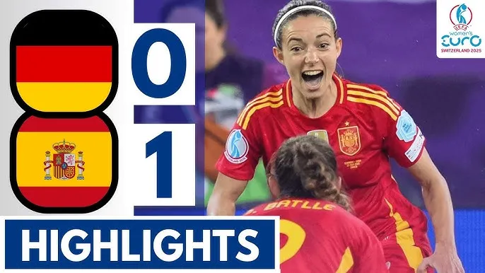 Đức vs Tây Ban Nha 0-1: Del Castillo kiến tạo, Aitana Bonmati tỏa sáng ghi bàn duy nhất, thầy trò HLV Montse Tome chung kết EURO đầu tiên trong lịch sử 