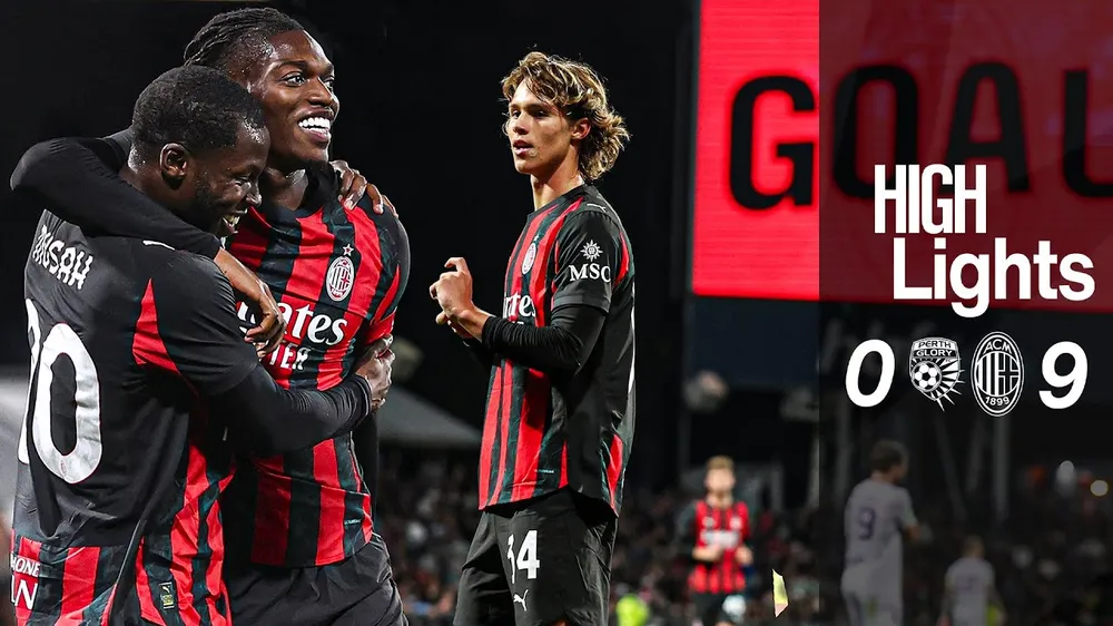 Perth Glory vs AC Milan 0-9: Filippo Terracciano sớm khai tiệc sau 3 phút, Noah Okafor, Christian Comotto, Samuel Chukwueze, Rafael Leao, Samuele Ricci, Yunus Musah nhấn chìm chủ nhà 9 bàn thắng