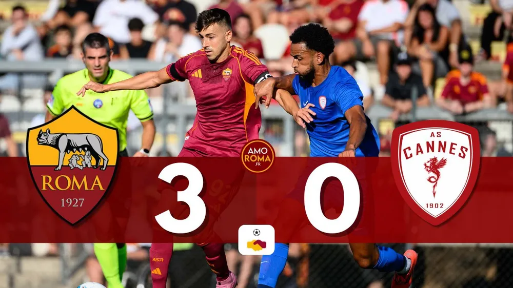 Giao hữu, AS Roma vs Cannes 3-0: Stephan El Shaarawy khai bàn ngay phút thứ 3, Artem Dovbyk, Evan Ferguson chốt hạ chiến thắng gọn gàng