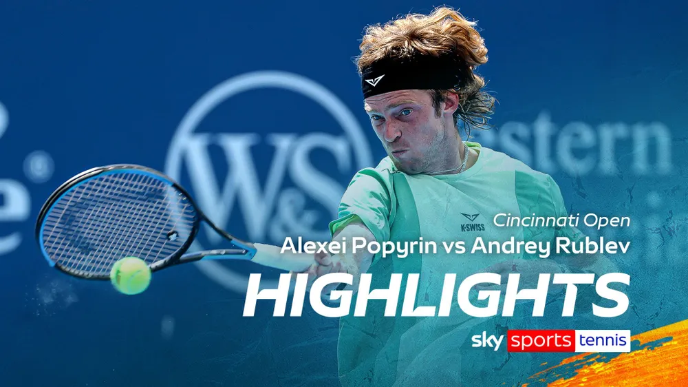 Andrey Rublev vs Alexei Popyrin 6-7(5), 7-6(5), 7-5: Chật vật ngược dòng thắng Popyrin, Rublev gặp Francisco Comesana ở vòng 4 Cincinnati Open 2025