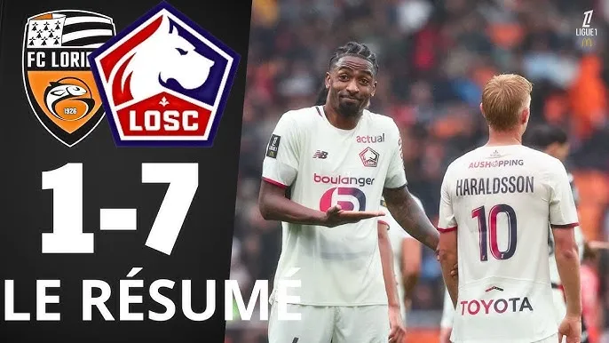 Lorient vs LOSC Lille 1-7: Hiệp 2 bùng nổ 8 bàn thắng, Romain Perraud khai bàn, Fernandez-Pardo, Hamza Igamane ghi cú đúp, Arnar Haraldsson, Osame Sahraoui vùi dập chủ nhà