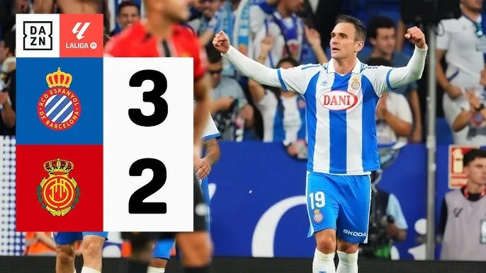 Espanyol vs Mallorca 3-2: Milla, Fernandez sớm tỏa sáng giành lợi thế, Milla nhạn thẻ đỏ, Muriqi xuất thần ghi cú đúp gỡ hòa, Garcia chốt hạ 3 điểm trên chấm penalty