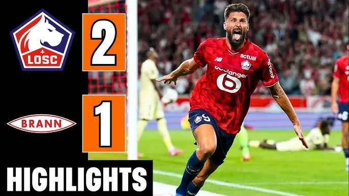 LOSC Lille vs Brann 2-1: Hamza Igamane mở bàn, Atli Magnusson lập tức gỡ hòa, cựu binh Arsenal Olivier Giroud đánh đầu giành chiến thắng