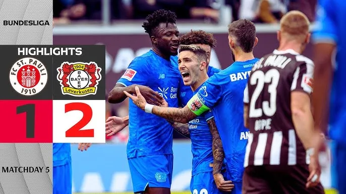 St Pauli vs Leverkusen 1-2: Tapsoba dễ dàng mở bàn, Wahl dứt điểm đẹp mắt gỡ hòa, Grimaldo kiến tạo, Ernest Poku chốt hạ 3 điểm gọn gàng