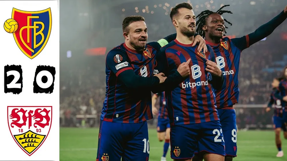 Basel vs Stuttgart 2-0: Albian Ajeti trừng phạt sai lầm hàng thủ Stuttgart, Ermedin Demirovic hỏng penlaty, Xherdan Shaqiri chốt hạ 3 điểm đầu tay