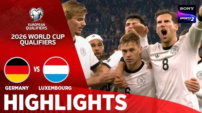 Đức vs Luxembourg 4-0: Raum sớm mở bàn, Dirk Carlson nhận thẻ đỏ, Kimmich ghi cú đúp nhờ penalty, Gnabry góp công chiến thắng