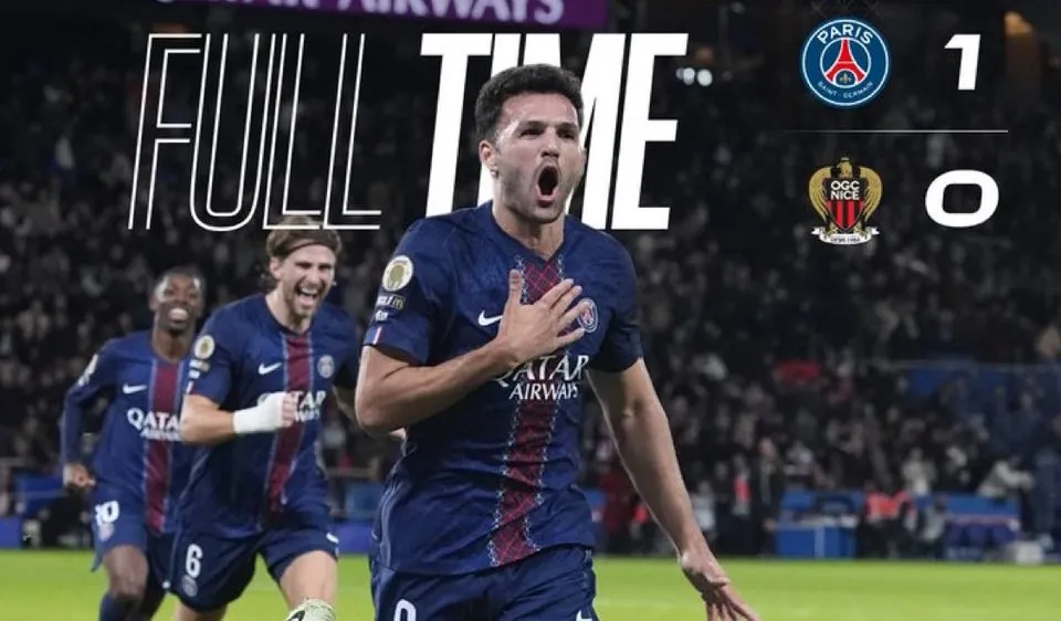 PSG vs Nice 1-0: Dàn công Kvaratskhelia, Mayulu, Barcola tịt ngòi, HLV Enrique tung Dembele, Goncalo Ramos lập tức PSG giành chiến thắng, củng cố ngôi đầu Ligue 1