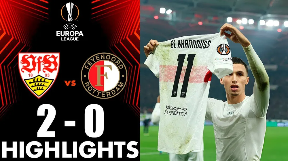 Stuttgart vs Feyenoord 2-0: Tâm điểm 6 phút cuối trận, Bilal El Khannouss mở bàn phút 84', Deniz Undav ấn định chiến thắng phút 90'+1