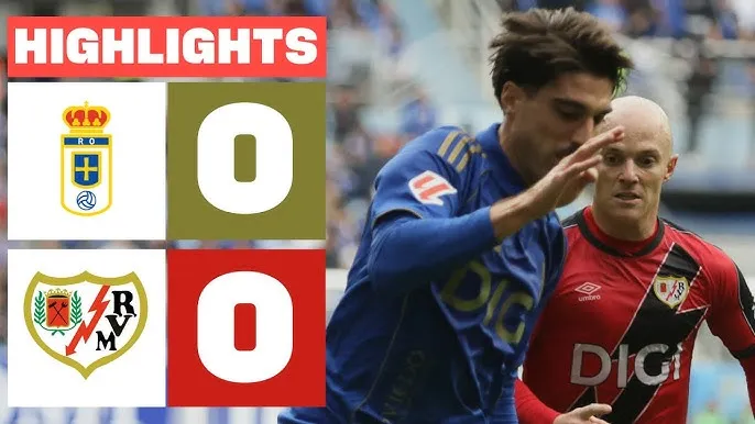 Real Oviedo vs Rayo Vallecano 0-0: Bất phân thắng bại, Ilyas Chaira nhận thẻ đỏ, chia điểm nhạt nhòa 