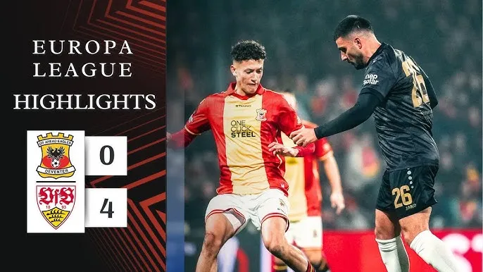 Go Ahead Eagles vs Stuttgart 0-4: Jamie Leweling tỏa sáng cú đúp sau 35 phút thi đấu, Bilal El Khannouss, Badredine Bouanani góp công chiến thắng