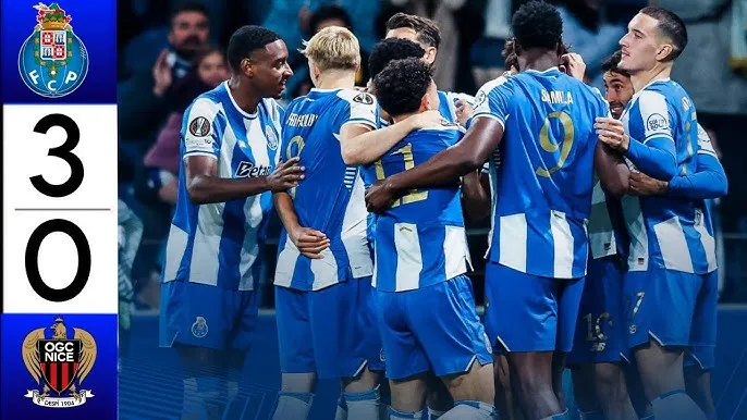 Porto vs Nice 3-0: Gabri Veiga tỏa sáng cú đúp trong 33 phút, Samu Omorodion ấn định chiến thắng trên chấm penalty