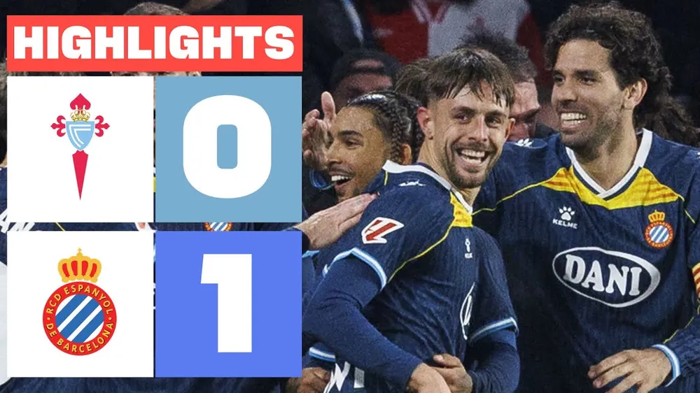 Celta Vigo vs Espanyol 0-1: Edu Exposito đá phạt góc, Garcia Martinez đánh đầu chớp nhoáng, ghi bàn chiến thắng suýt sao