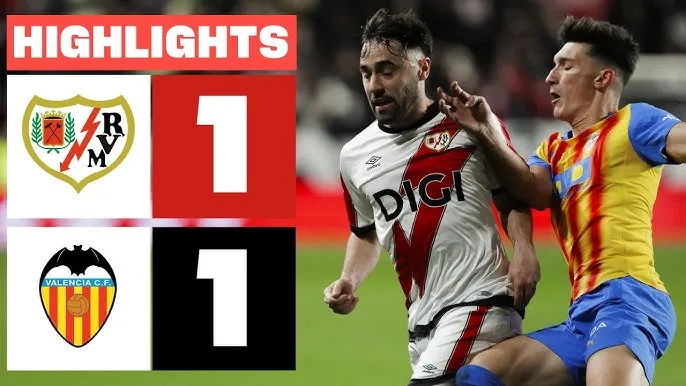 Rayo Vallecano vs Valencia 1-1: Gerard Gumbau tạt cánh đỉnh cao, Nobel Mendy đánh đầu mở bàn đẹp mắt, Diego Lopez chớp thời cơ chia điểm