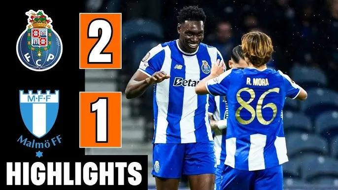 Porto vs Malmo 2-1: Samu Omorodion xuất thần ghi cú đúp, Francisco Moura bất ngờ phản lưới nhà ngay phút bù giờ