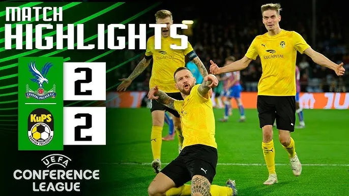 Crystal Palace vs KuPS 2-2: Bất phân thắng bại, Christantus Uche khai bàn, Piotr Parzyszek, Ibrahim Cisse ngược dòng, Justin Devenny cứu thua