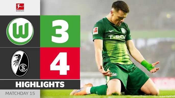 Wolfsburg vs Freiburg 3-4: Mãn nhãn 7 bàn, Pejcinovic xuất thần cú hattrick, Philipp Treu, Grifo, Scherhant tỏa sáng, Seelt phản lưới nhà