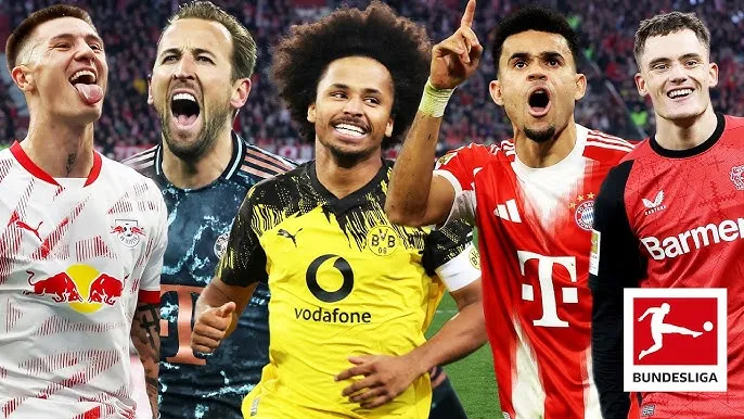 Harry Kane, Luis Diaz, Karim Adeyemi, Konrad Laimer, Florian Wirtz, Kiliann Sildillia,... dẫn đầu tốp bàn thắng đẹp nhất Bundesliga 2025