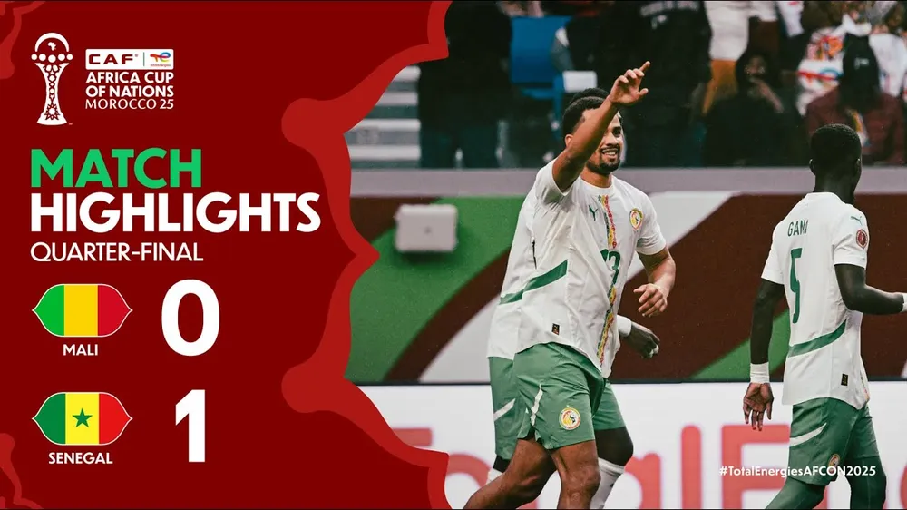Mali vs Senegal 0-1: Thủ thành Diarra sai lầm, Ndiaye chớp thời cơ, Bissouma nhận thẻ đỏ, Sadio Mane cùng các đồng đội vào bán kết CAN Cup 2026