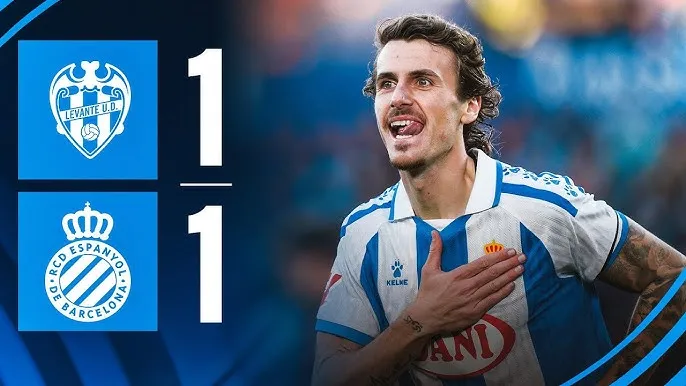Levante vs Espanyol 1-1: La Fuente kiến tạo, Carlos Romero mở bàn, Iker Losada chớp thời cơ gỡ hòa đẹp mắt