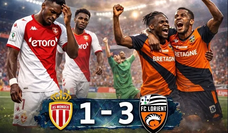 AS Monaco vs Lorient 1-3: Cuối hiệp 2 kịch tính, Bamba Dieng mở bàn, Ansu Fati gỡ hòa, Victor Makengo, Dermane Karim chốt hạ chiến thắng