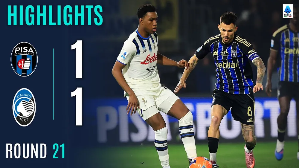 Pisa vs Atalanta 1-1: Hấp dẫn 7 phút cuối, Nikola Krstovic mở bàn phút 83, Rafiu Durosinmi lập tức cứu thua, chia điểm phút 87