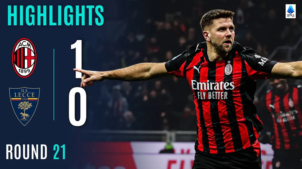 AC Milan vs Lecce 1-0: Thủ môn Falcone xuất thần nhưng không cản nổi cú đánh đầu điệu nghệ của Fullkrug, Milan còn thua Inter 3 điểm