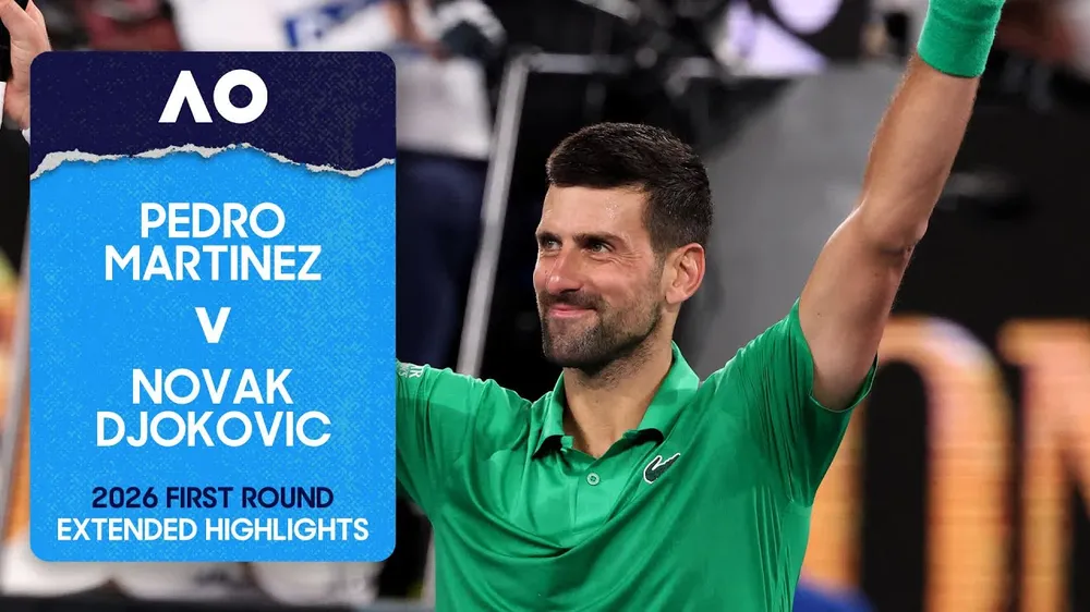 Pedro Martinez vs Novak Djokovic 3-6, 2-6, 2-6: Dễ dàng hạ Martinez, Djokovic cán mốc 100 trận thắng trong sự nghiệp tại Australian Open