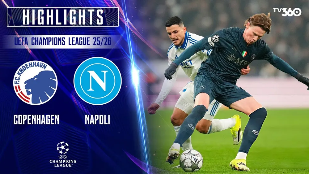Copenhagen vs Napoli 1-1: Thomas Delaney nhận thẻ đỏ, McTominay làm người hùng, Jordan Larsson hỏng penalty nhưng kịp đá bồi gỡ hòa 