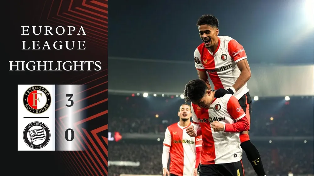 Feyenoord vs Sturm Graz 3-0: Watanabe Tsuyoshi sớm tỏa sáng phút thứ 5, Anis Hadj-Moussa, Goncalo Borges góp công chiến thắng