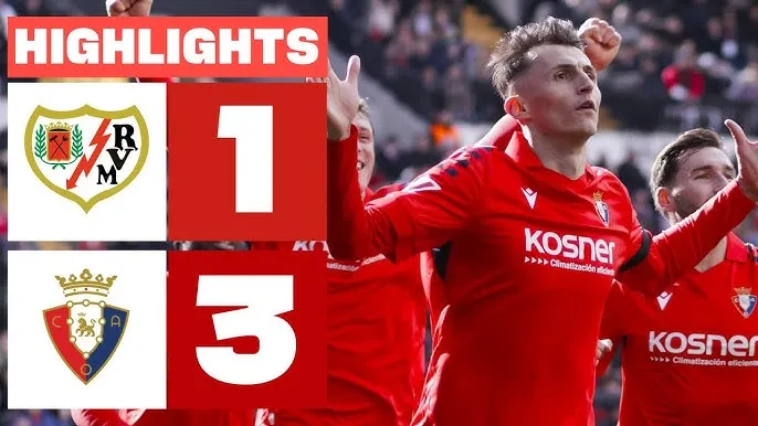 Rayo vs Osasuna 1-3: Pathe Ciss ghi bàn danh dự, Ante Budimir, Asier Osambela lập công, Jozhua Vertrouwd phản lưới nhà