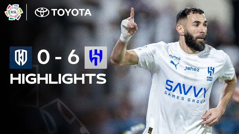 Al Akhdoud vs Al Hilal 0-6: Ronaldo chật vật ở SPL, Karim Benzema tỏa sáng hattrick trong ngày ra mắt đội bóng cũ của Neyamr Al Hilal