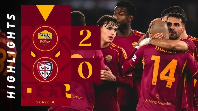 AS Roma vs Cagliari 2-0: Ngày của Donyell Malen tỏa sáng cú đúp, Roma bỏ túi 3 điểm, bám sát Juventus, tạm giữ vị trí thứ 5 Serie A