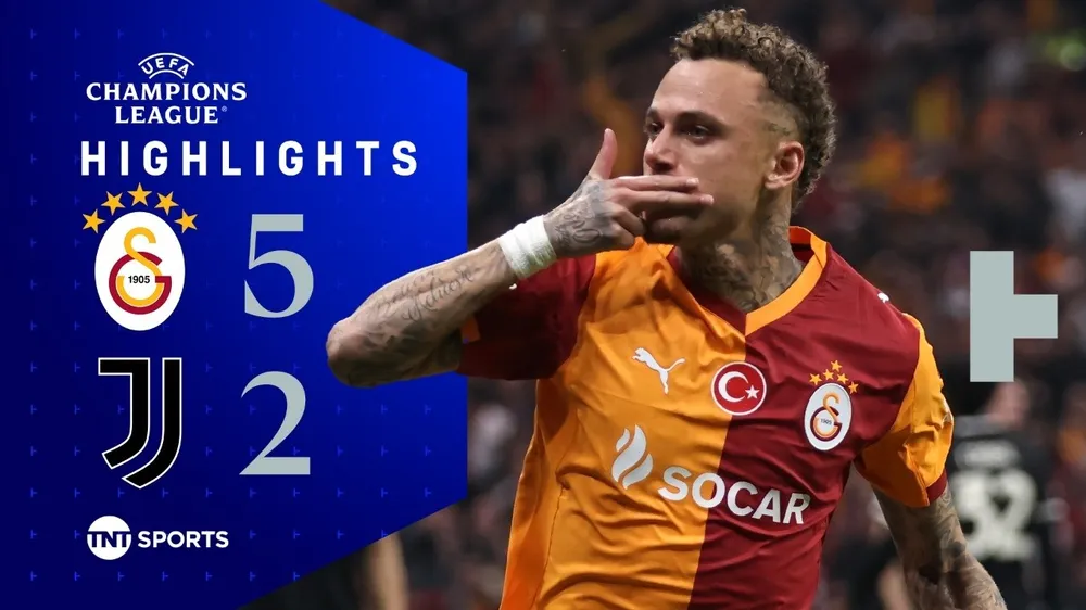Galatasaray vs Juventus 5-2: Điên rồ 5 bàn, Koopmeiners ghi cú đúp, Gabriel Sara, Noa Lang, Sanchez, Boey bất ngờ hạ Juve, kịch tính lượt về