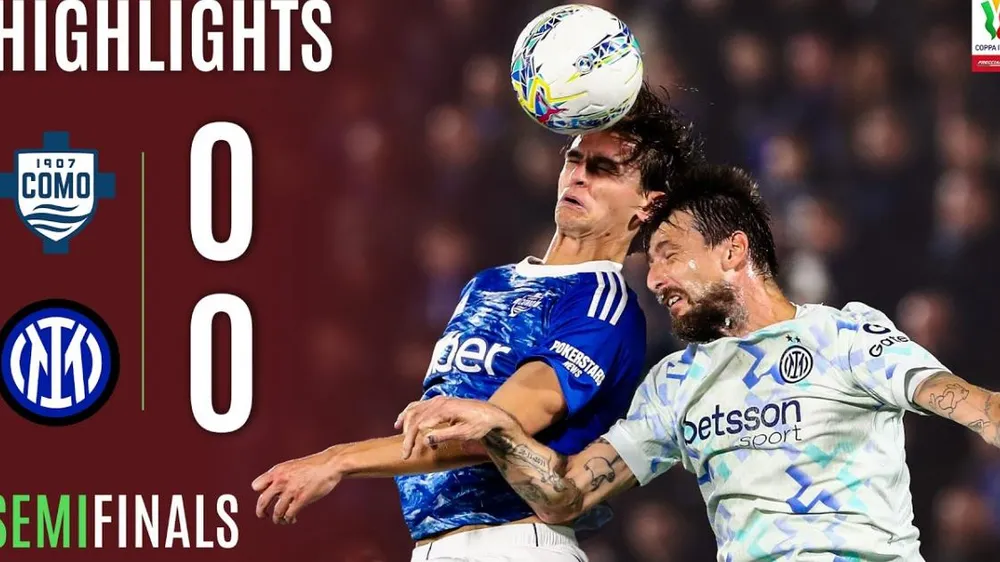 Como vs Inter Milan 0-0: Bất phân thắng bại, chủ nhà tấn công, Inter chống đỡ vất vả, chờ lượt về quyết định vé chung kết Coppa Italia 2026