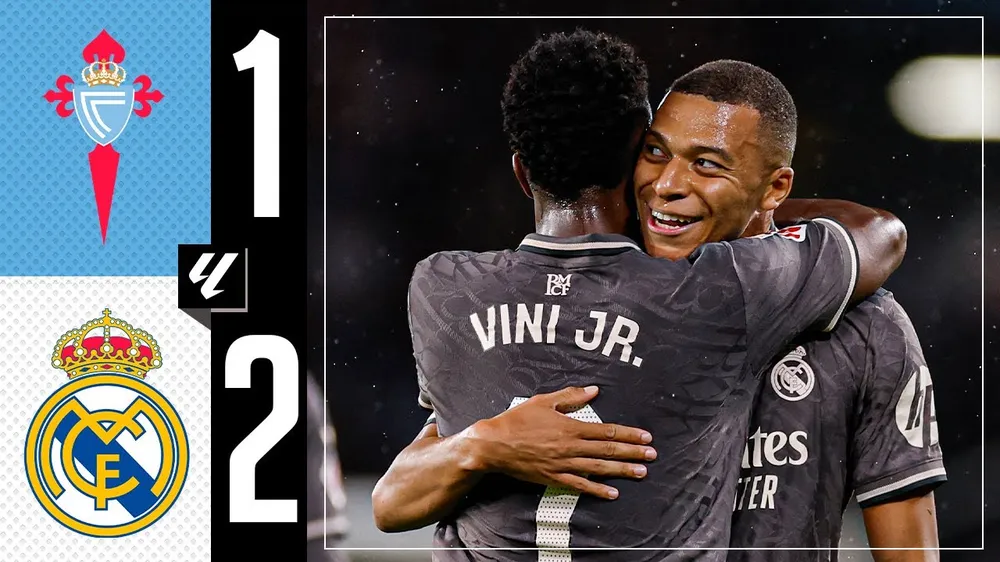 Celta Vigo vs Real Madrid 1-2: Tchouameni mở bàn, Borja gỡ hòa, Valverde kịp chốt hạ chiến thắng phút bù giờ, Real còn thua Barca 1 điểm