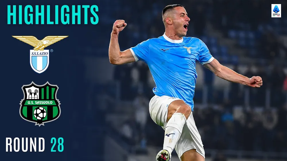 Lazio vs Sassuolo 2-1: Daniel Maldini sớm mở bàn, Armand Lauriente cứa lòng gỡ hòa, Adam Marusic chốt hạ 3 điểm