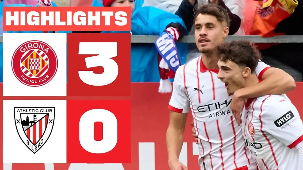 Girona vs Athletic Bilbao 3-0: Lần lượt Hugo Rincon, Azzedine Ounahi, Claudio Echeverri khoe tài ghi bàn, bỏ túi 3 điểm dễ dàng