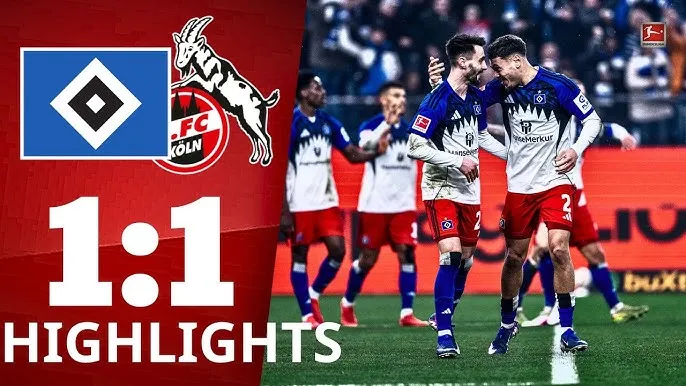 Hamburger vs Koln 1-1: Fabio Vieira chớp thời cơ tâng bóng góc xa mở bàn, Said El Mala đánh đầu chia điểm kịch tính