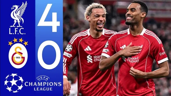 Liverpool vs Galatasaray 4-0 (4-1): Lần lượt Szoboszlai, Ekitike, Gravenberch, Salah tỏa sáng, THE KOPs gặp PSG ở Tứ kết Champions League