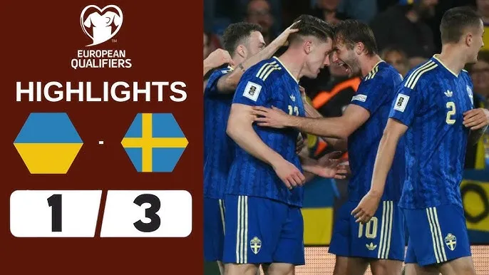 Ukraine vs Thụy Điển 1-3: Gyokeres xuất thần cú hattrick, bước tiếp vòng chung kết play-off tranh vé dự World Cup 2026