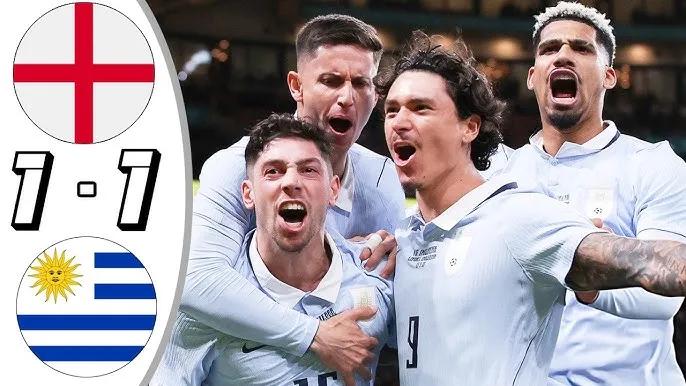 Giao hữu, Anh vs Uruguay 1-1: Phút cuối kịch tính, Cole Palmer, Calvert-Lewin tịt ngòi, Ben White mở bàn, Valverde gỡ hòa trên chấm penalty