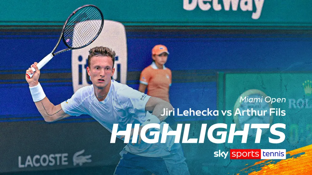 Jiri Lehecka vs Arthur Fils 6-2, 6-2: Dễ dàng thắng Fils, Lehecka tranh chức vô địch với Jannik Sinner ở chung kết Miami Open 