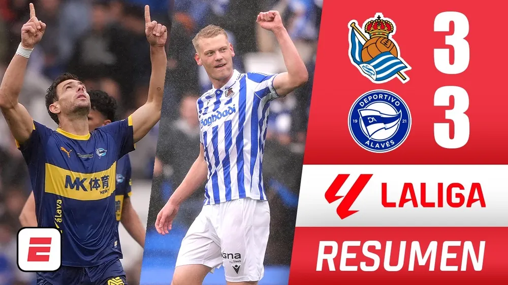 Real Sociedad vs Alaves 3-3: Bất phân thắng bại, 6 bàn kịch tính, Caleta-Car, Sivera phản lưới nhà, Sucic, Oskarsson, Diabate, Boye lần lượt lập công