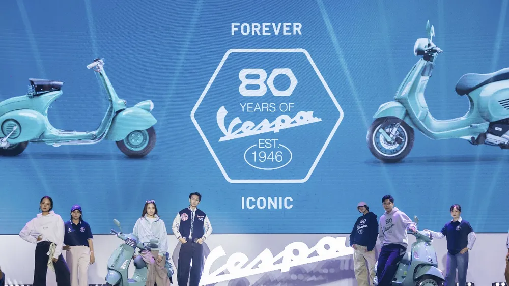 Vespa kỷ niệm 80 năm hành trình mang tính biểu tượng tại TPHCM