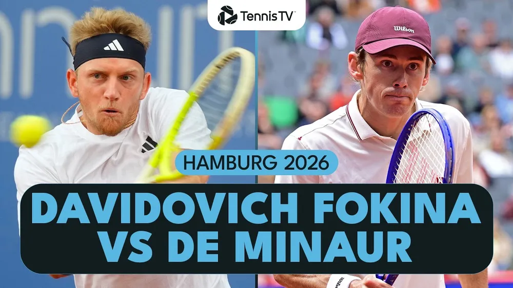 Alejandro Davidovich Fokina vs Alex de Minaur 2-6, 6-4, 4-6: Thắng chật vật Davidovich, Minaur đối đầu Luciano Darderi ở tứ kết Bitpanda Hamburg Open