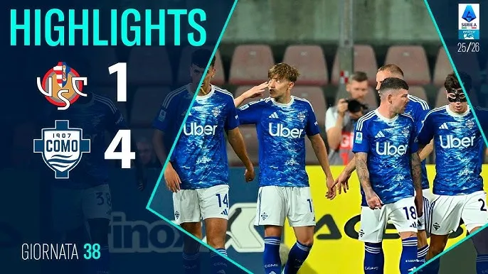 Cremonese vs Como 1-4: Jesus Rodriguez, Anastasios Douvikas, Lucas Da Cunha vùi dập đối thủ, Como hạng 4, Cremonese rớt hạng Serie A
