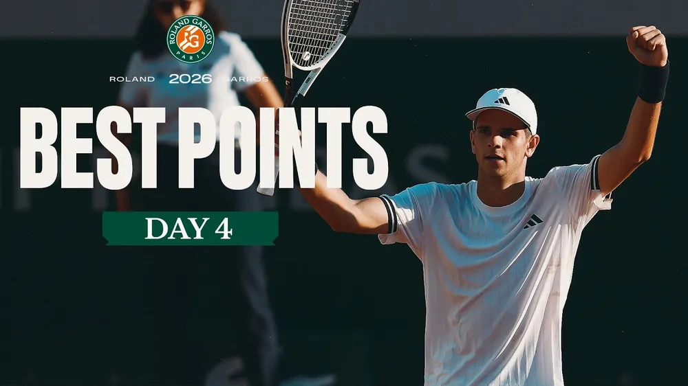 Royer, Zverev, Medjedovic, Teichmann, Rafael Jodar,... vào tốp ghi điểm đẹp mắt ở ngày thi đấu thứ 4 Roland-Garros 2026