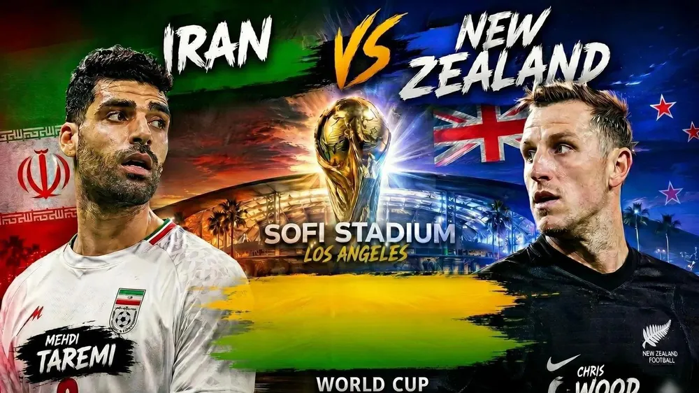 Iran vs New Zealand 2-2: Wood nhịp nhàng, Henry Just tỏa sáng cú đúp, Rezaeian, Mohebi ngược dòng chia điểm kịch tính